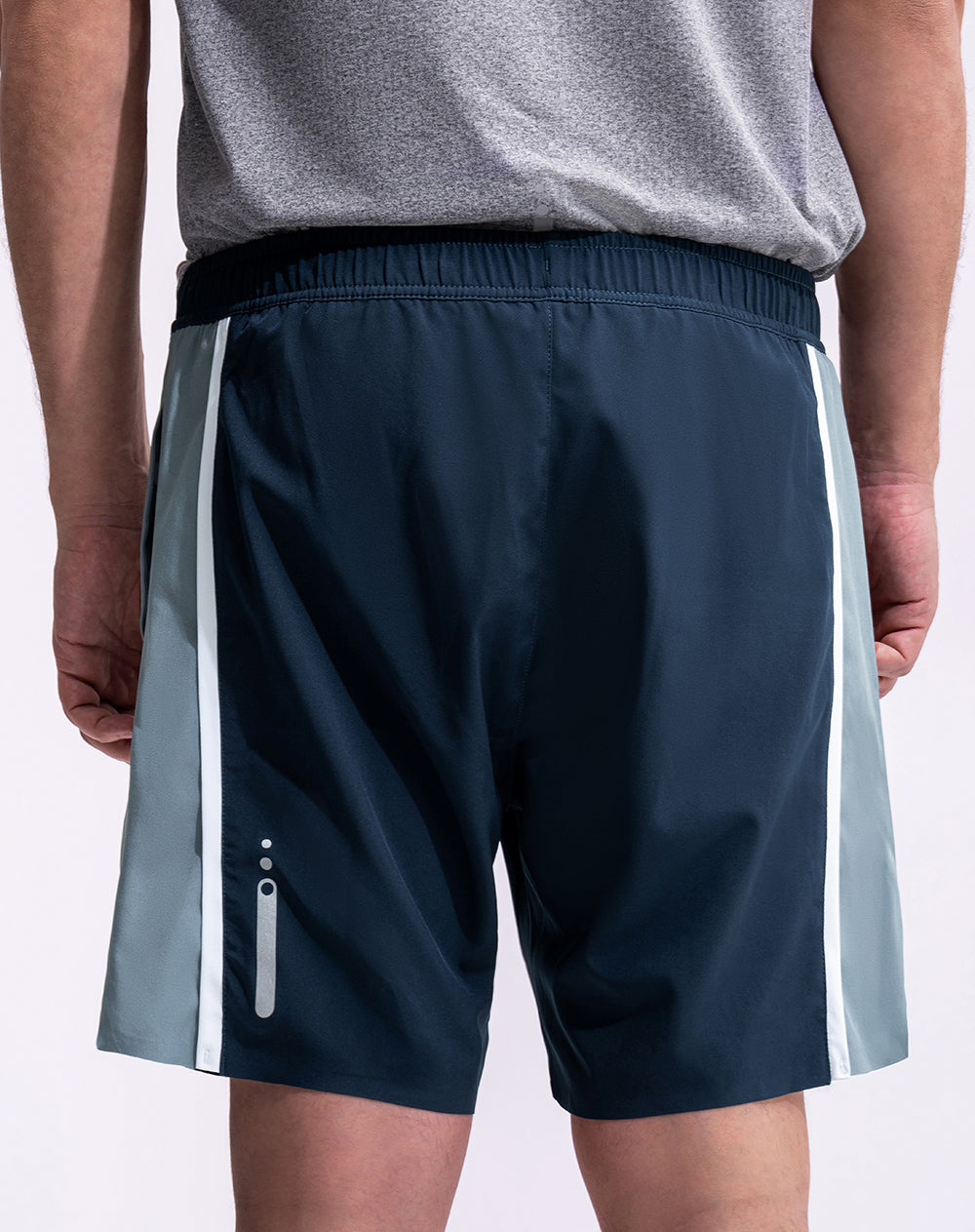 Pantaloneta deportiva ciclista interno azul hombre