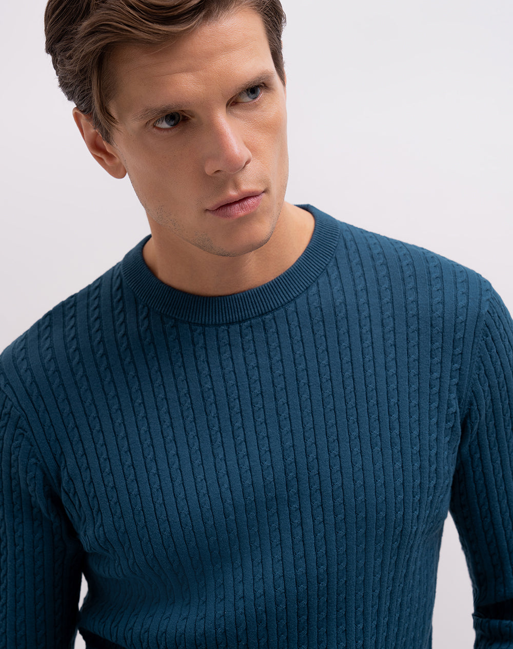 Buzo regular fit azul