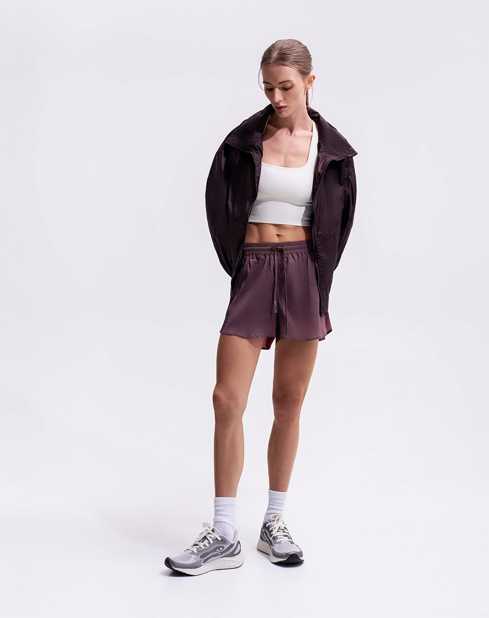 Short pantaloneta morado