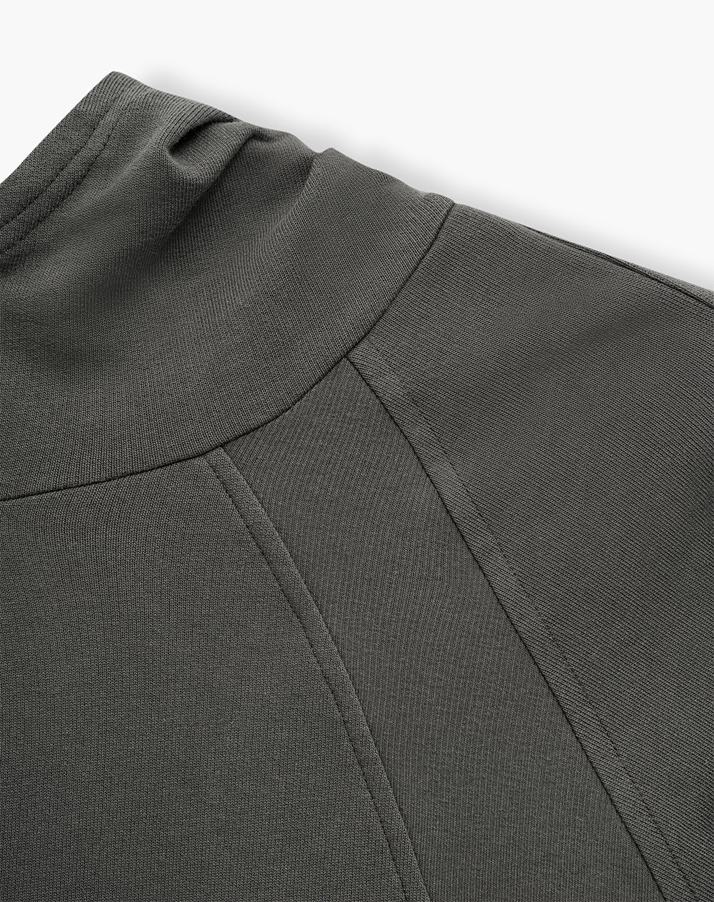 Buzo deportivo regular gris mujer