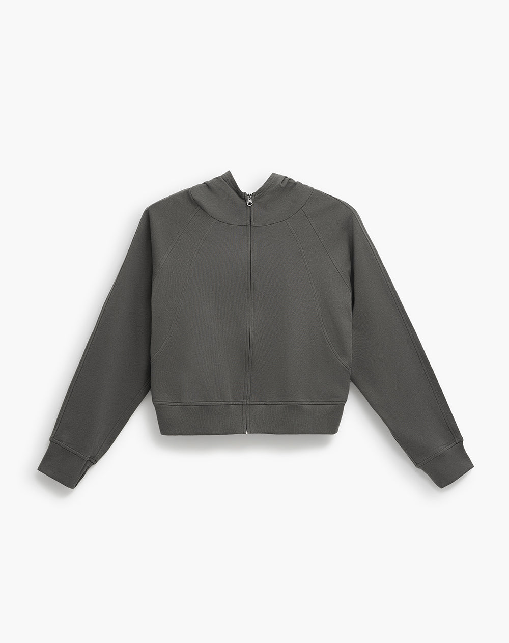 Buzo deportivo regular gris mujer