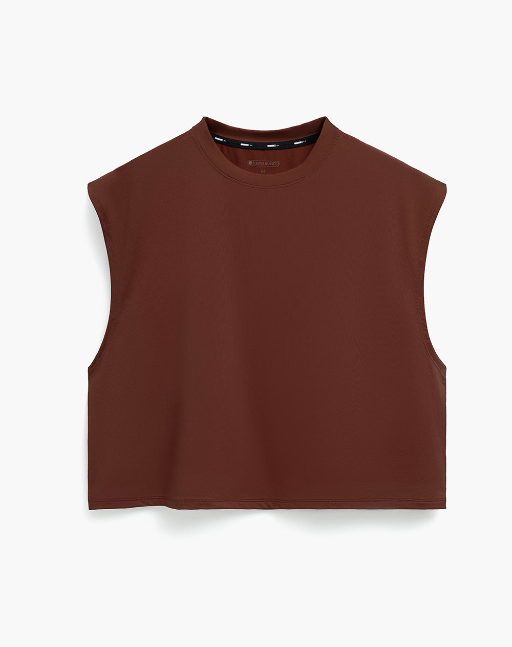Camiseta deportiva transpirable terracota mujer