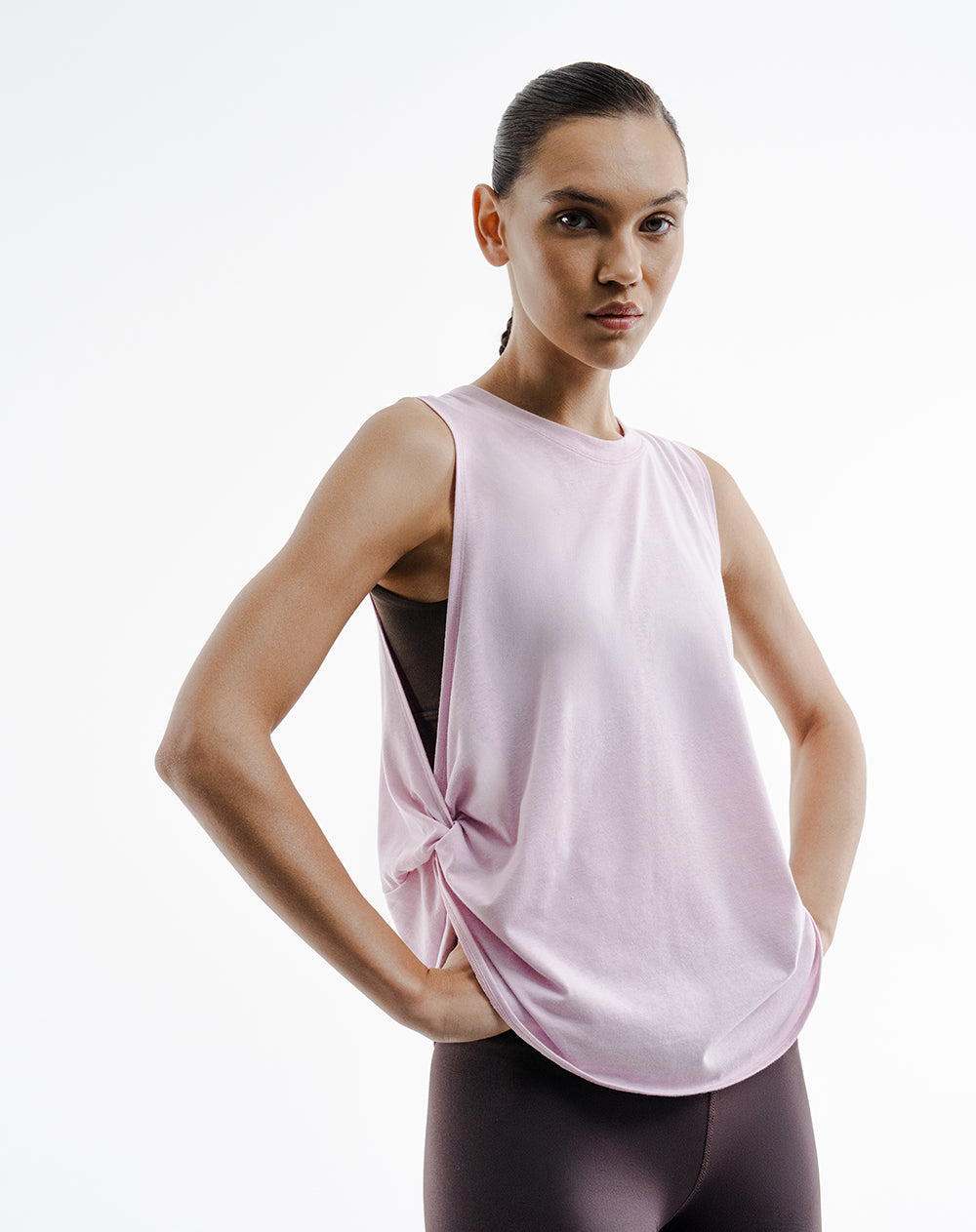 Camiseta esqueleto deportiva secado rápido rosada mujer
