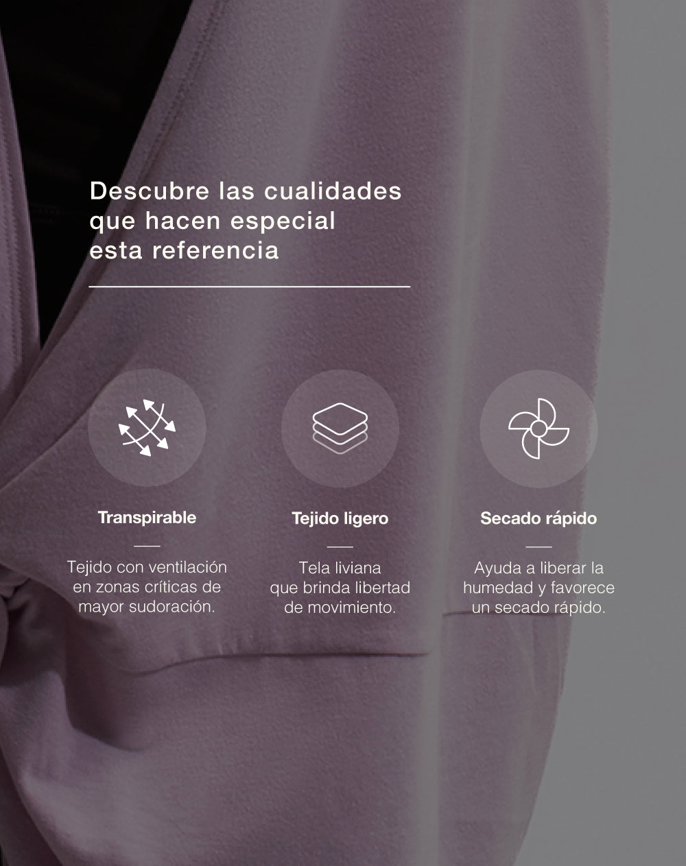 Camiseta esqueleto deportiva secado rápido rosada mujer
