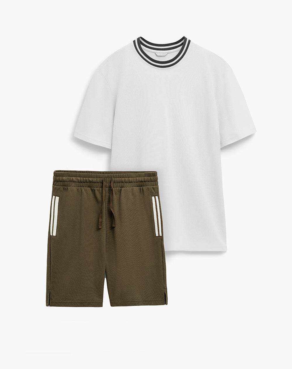 Camiseta + bermuda de pijama algodón