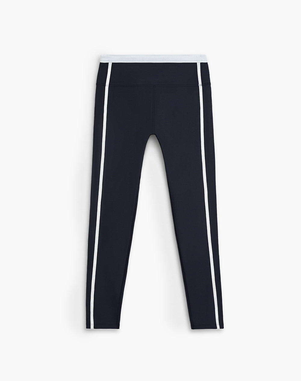 Legging deportivo tiro alto control humedad azul mujer