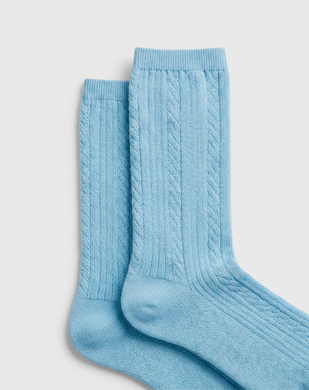 Medias casuales cortas mujer azul