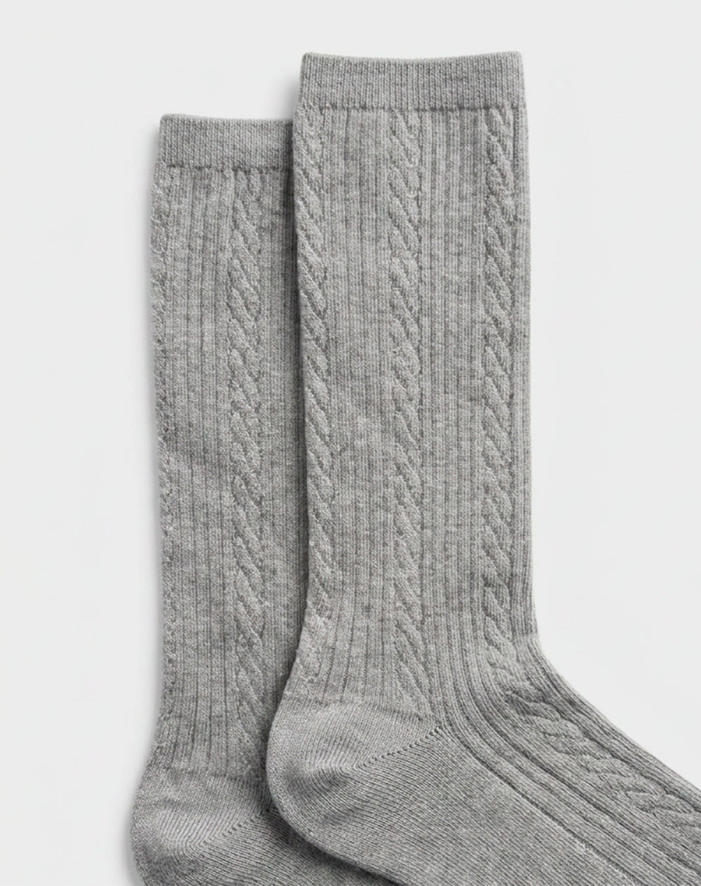 Medias casuales cortas mujer gris