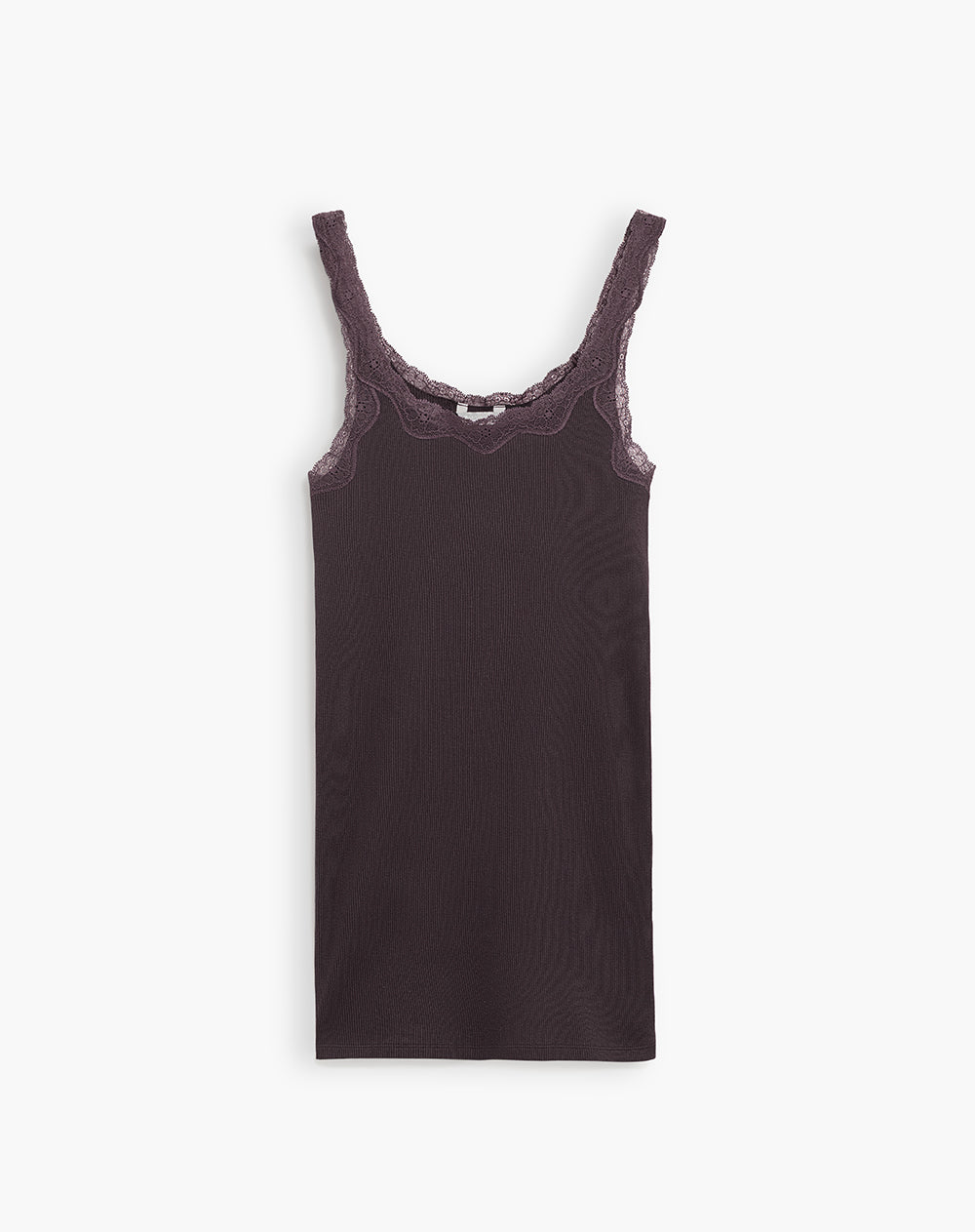 Camiseta esqueleto regular rib vinotinto mujer