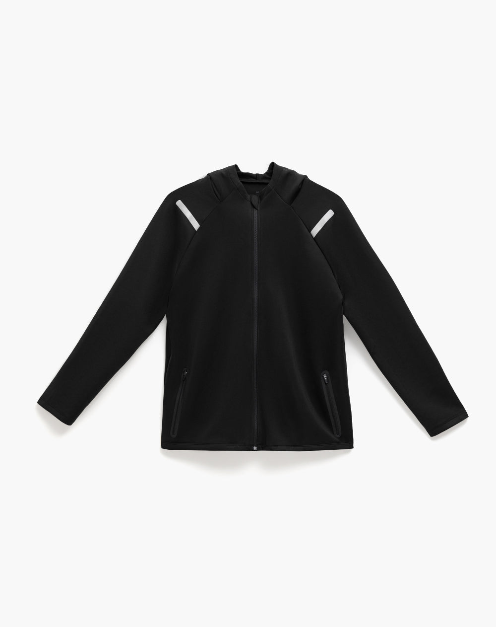 Chaqueta relaxed fit en lino negra