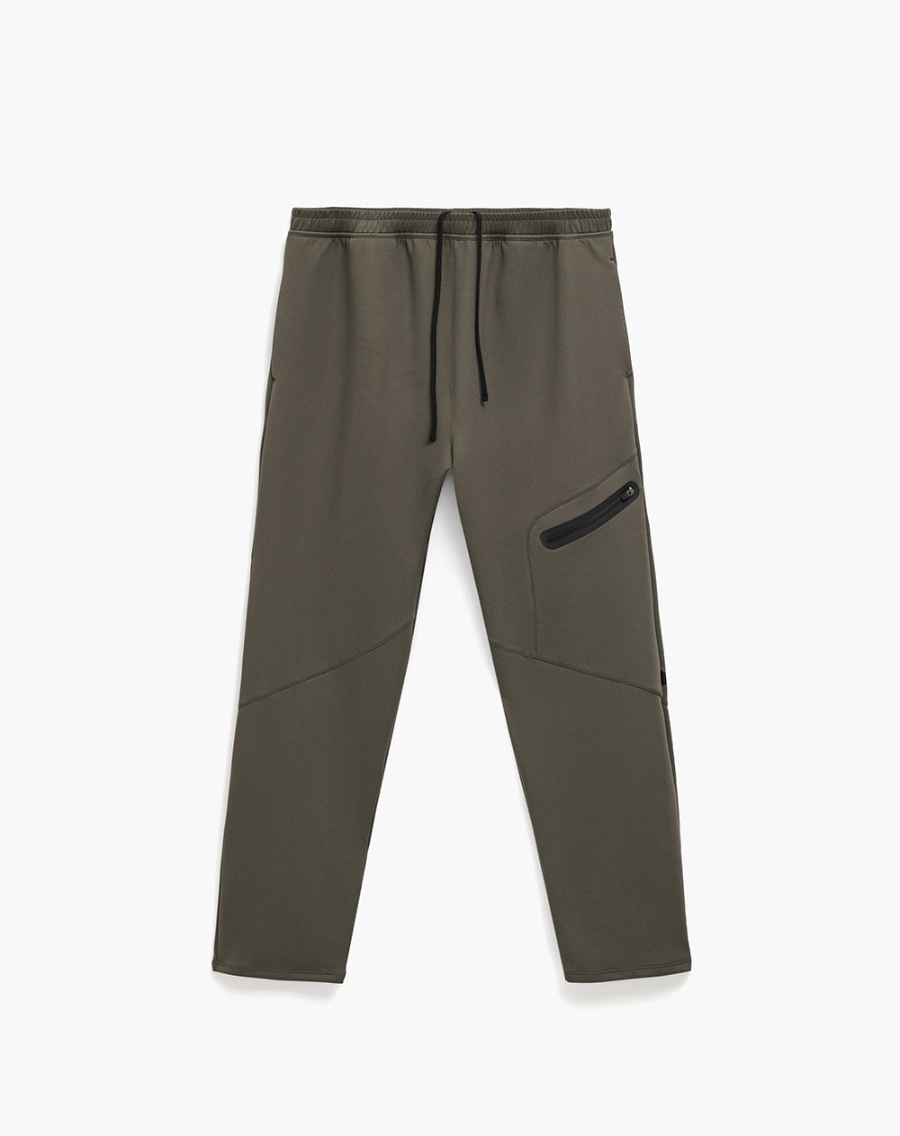 Pantalón regular fit tiro medio verde
