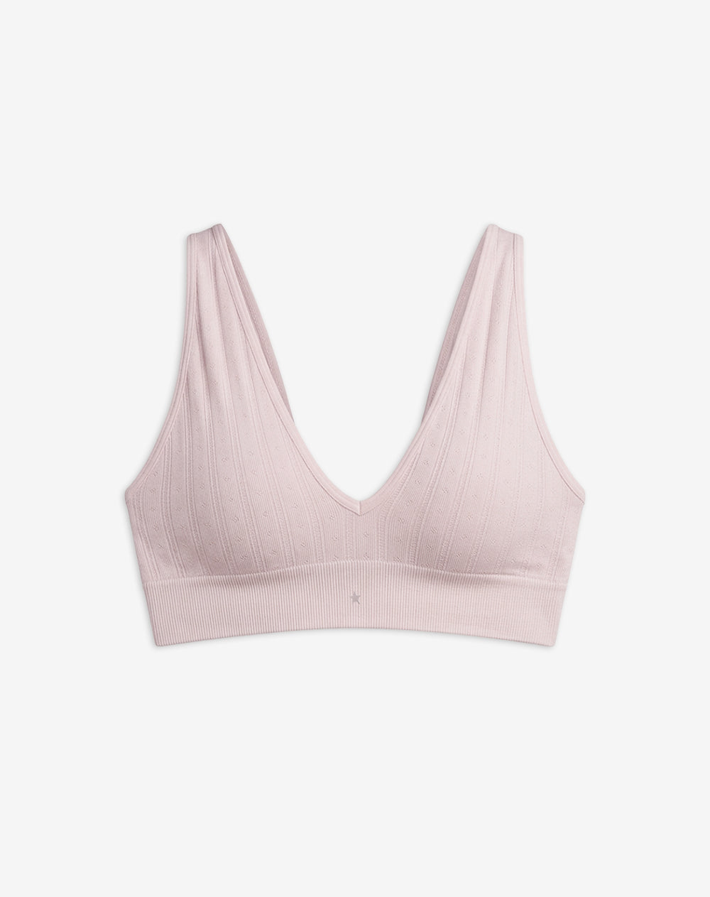 Top soporte medio seamless rosado mujer
