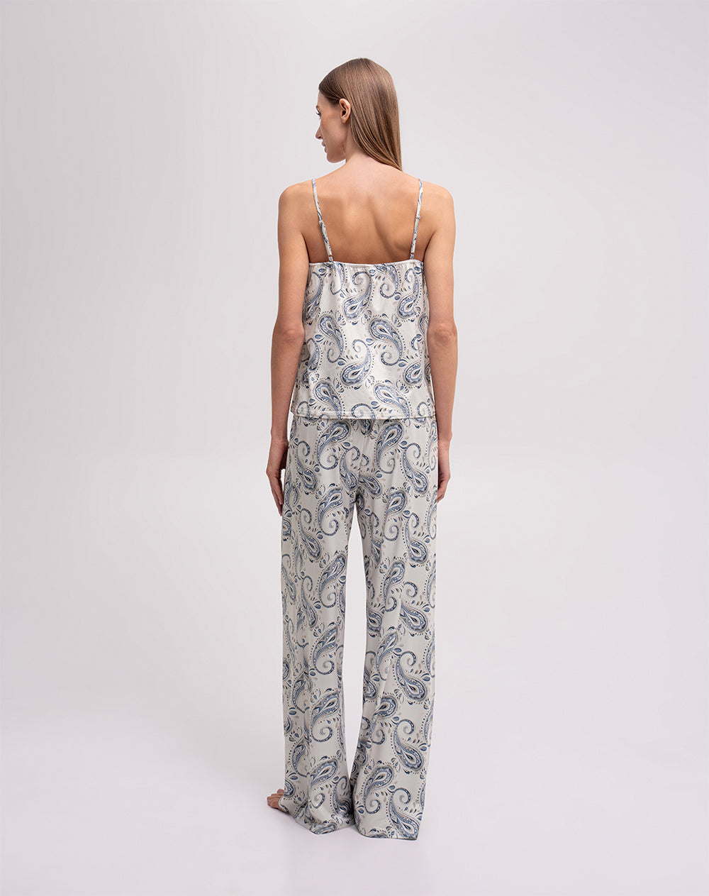 Blusa + pantalón de pijama estampado mujer