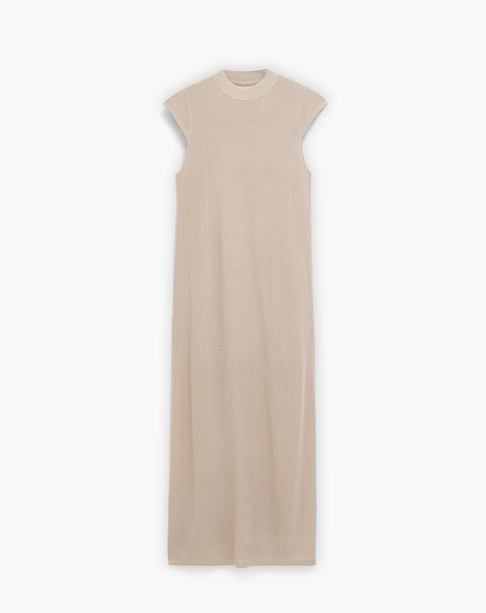 Vestido largo khaki