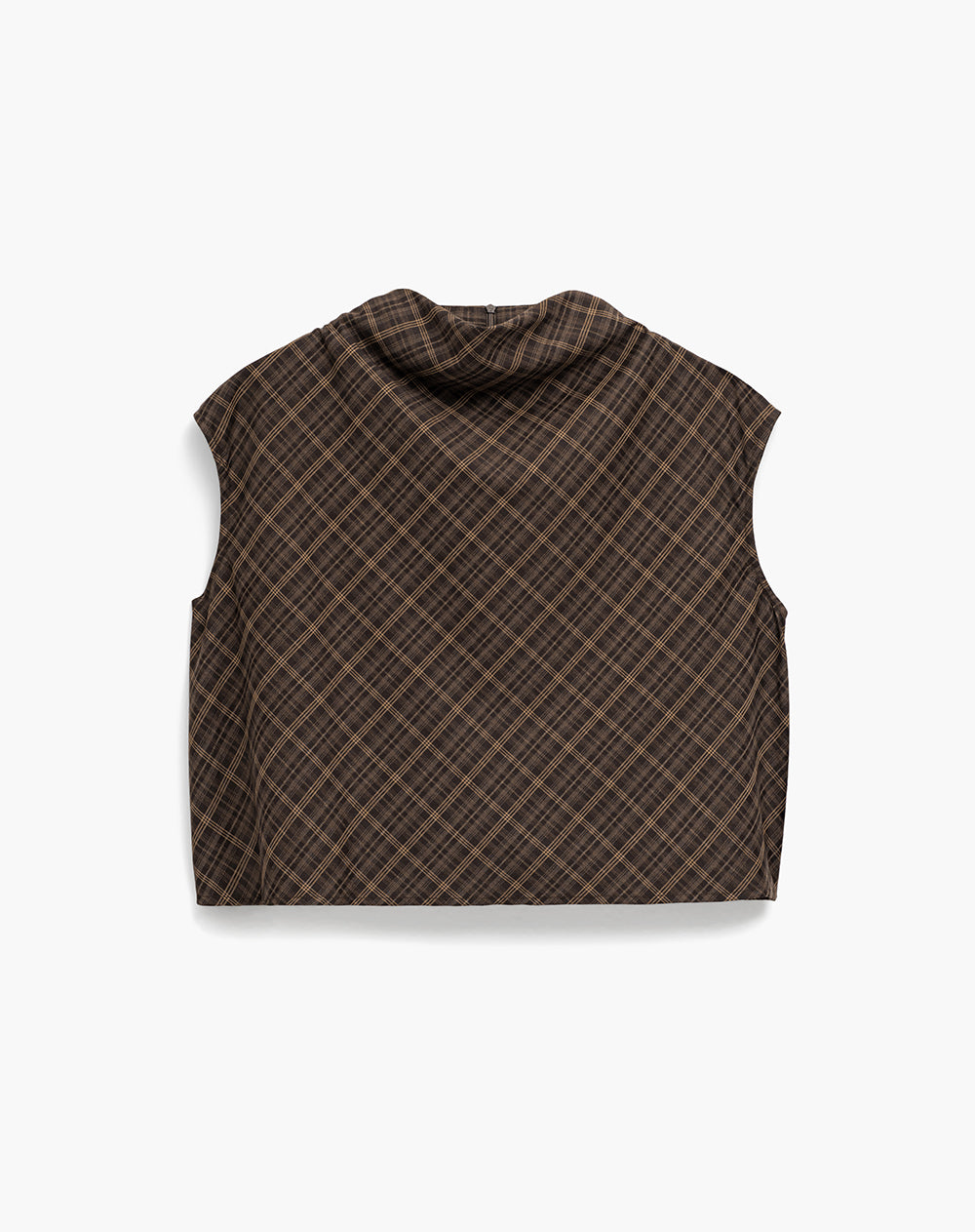 Blusa rombos sin mangas mujer