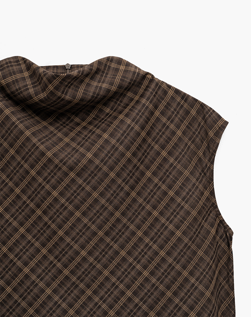Blusa rombos sin mangas mujer