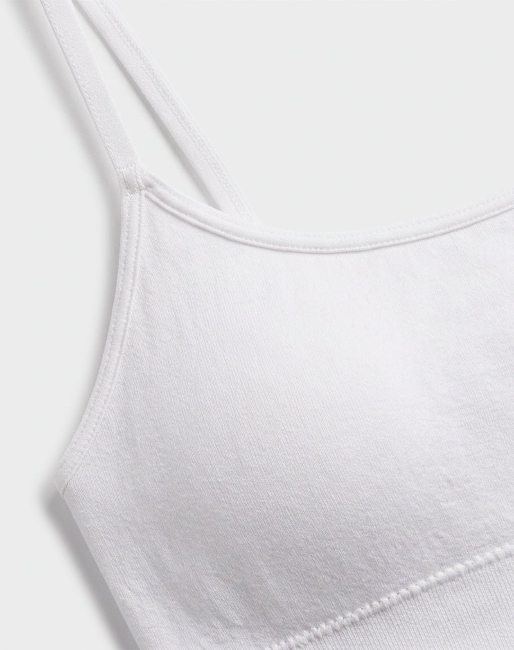 Top soporte ligero seamless x2unds blanco