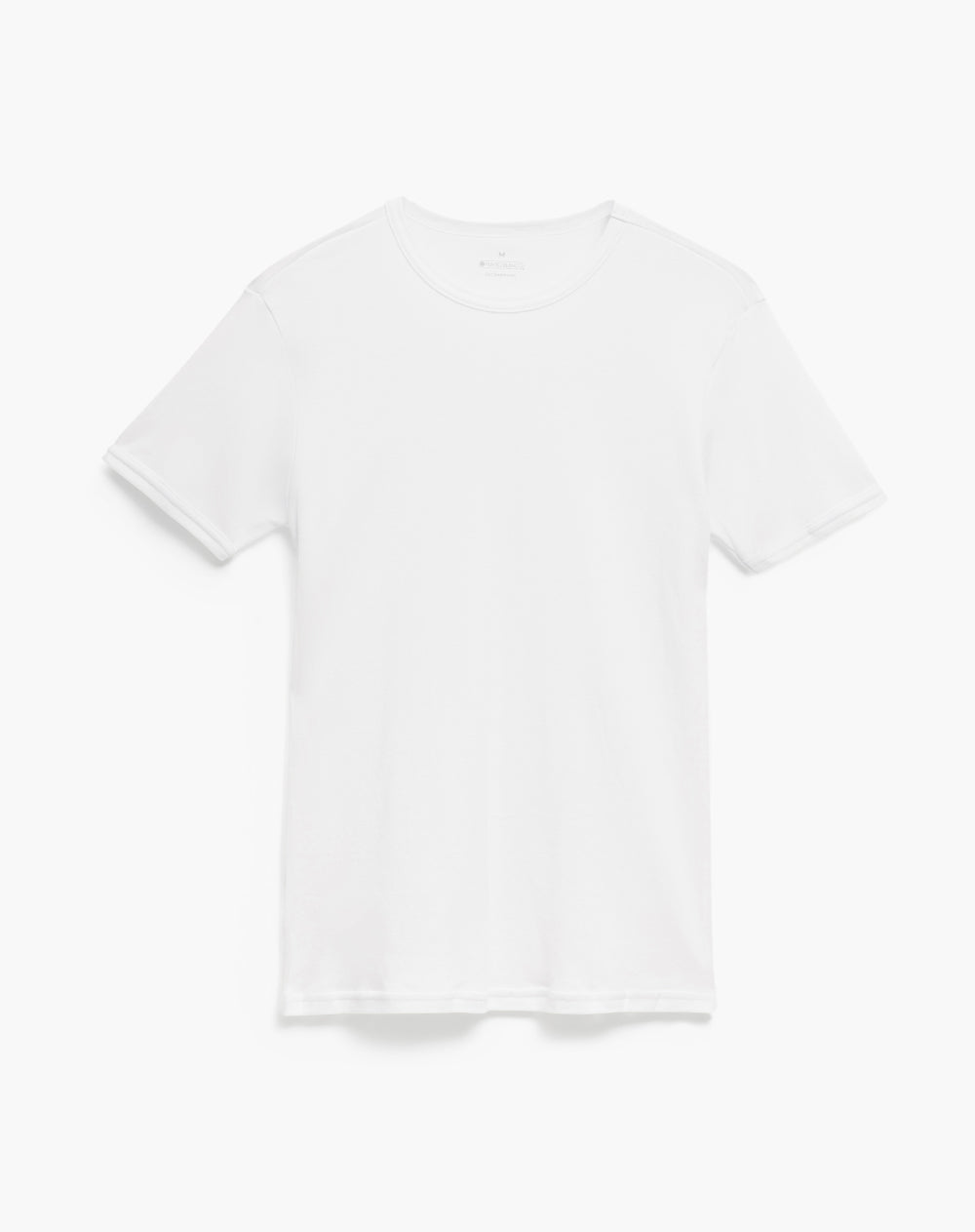 Camiseta slim algodón x3 blanca hombre