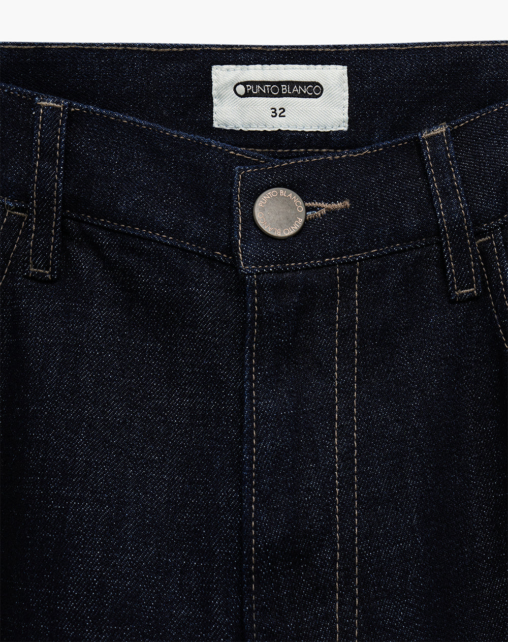 Jean regular tiro medio índigo oscuro hombre
