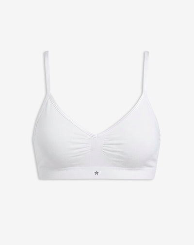Top soporte ligero seamless copas removibles blanco