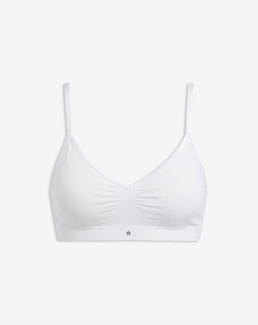 Top soporte ligero seamless copas removibles blanco