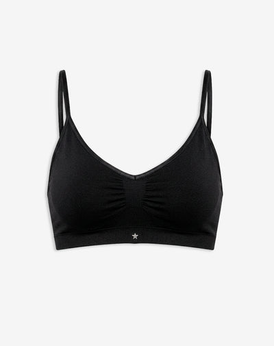 Top soporte ligero seamless copas removibles negro