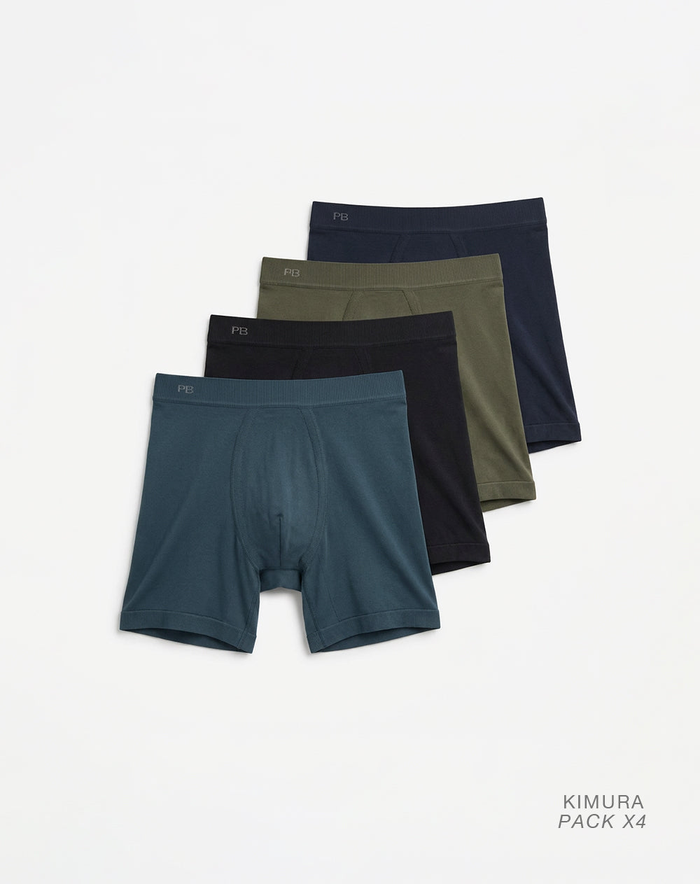 Bóxer deportivo largo seamless x4unds surtido