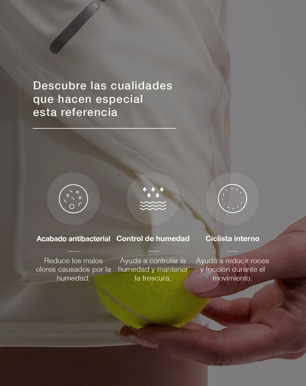 Falda de tenis ciclista interno habana mujer