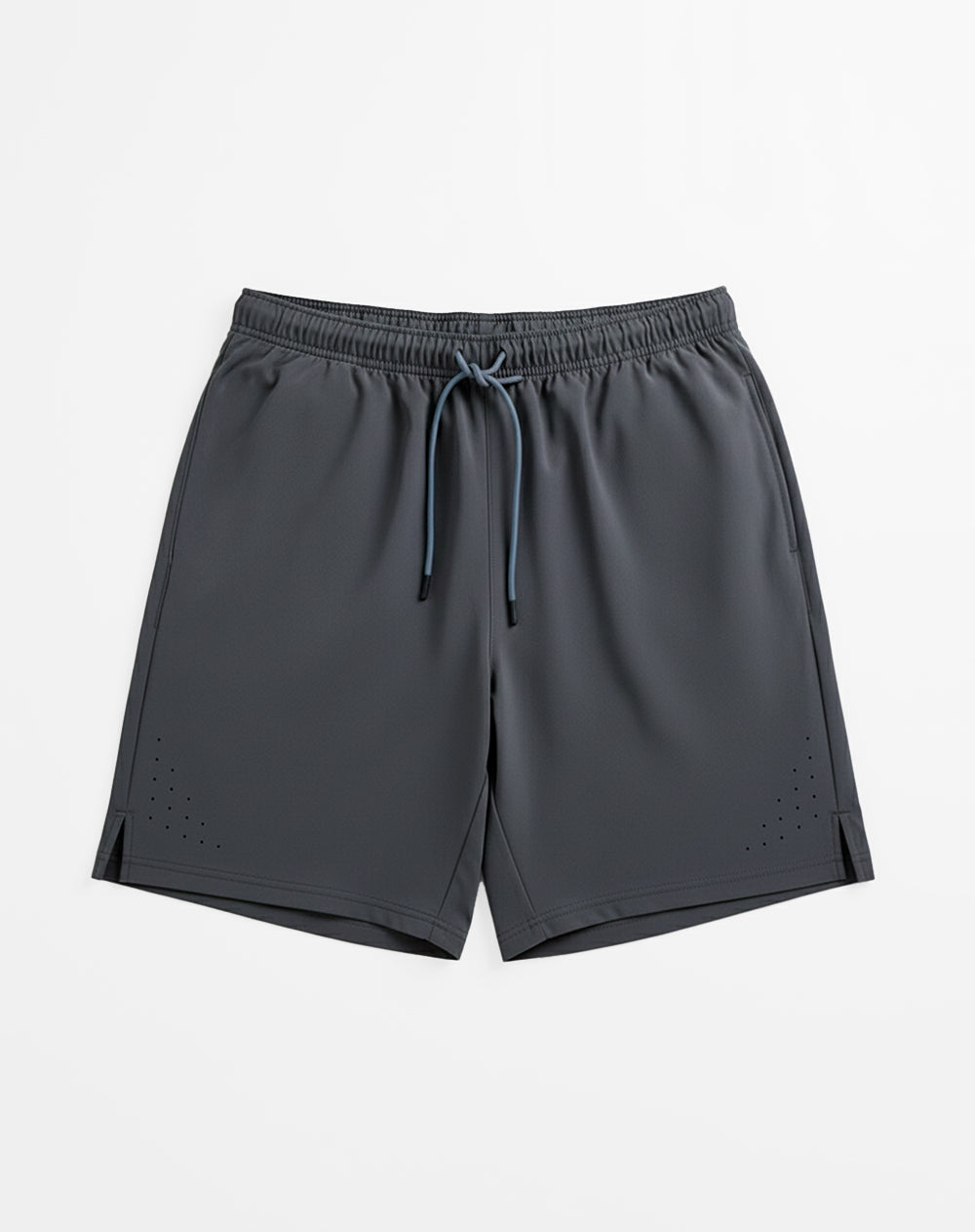 Pantaloneta deportiva antibacterial gris hombre