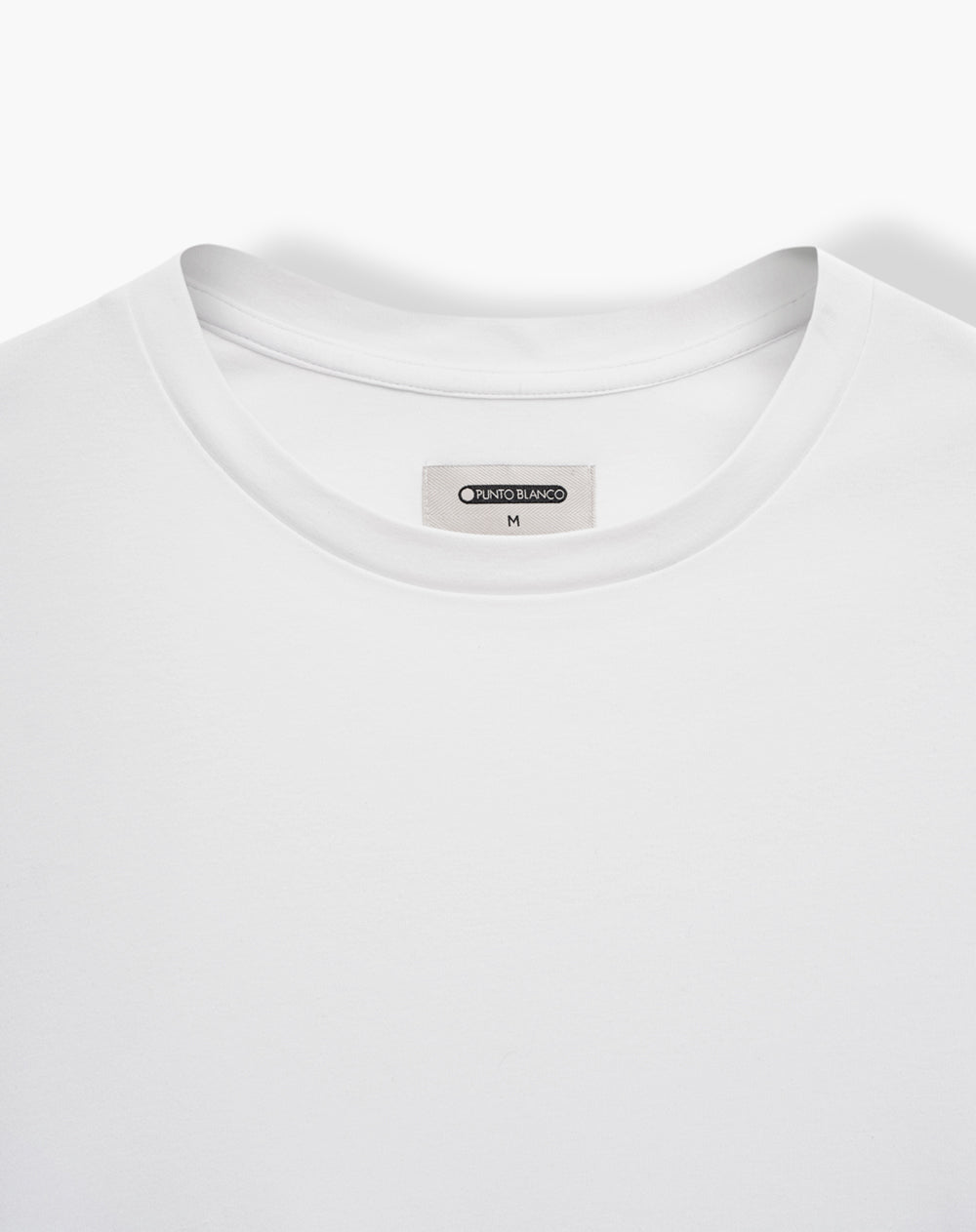 Camiseta regular fit manga corta blanca