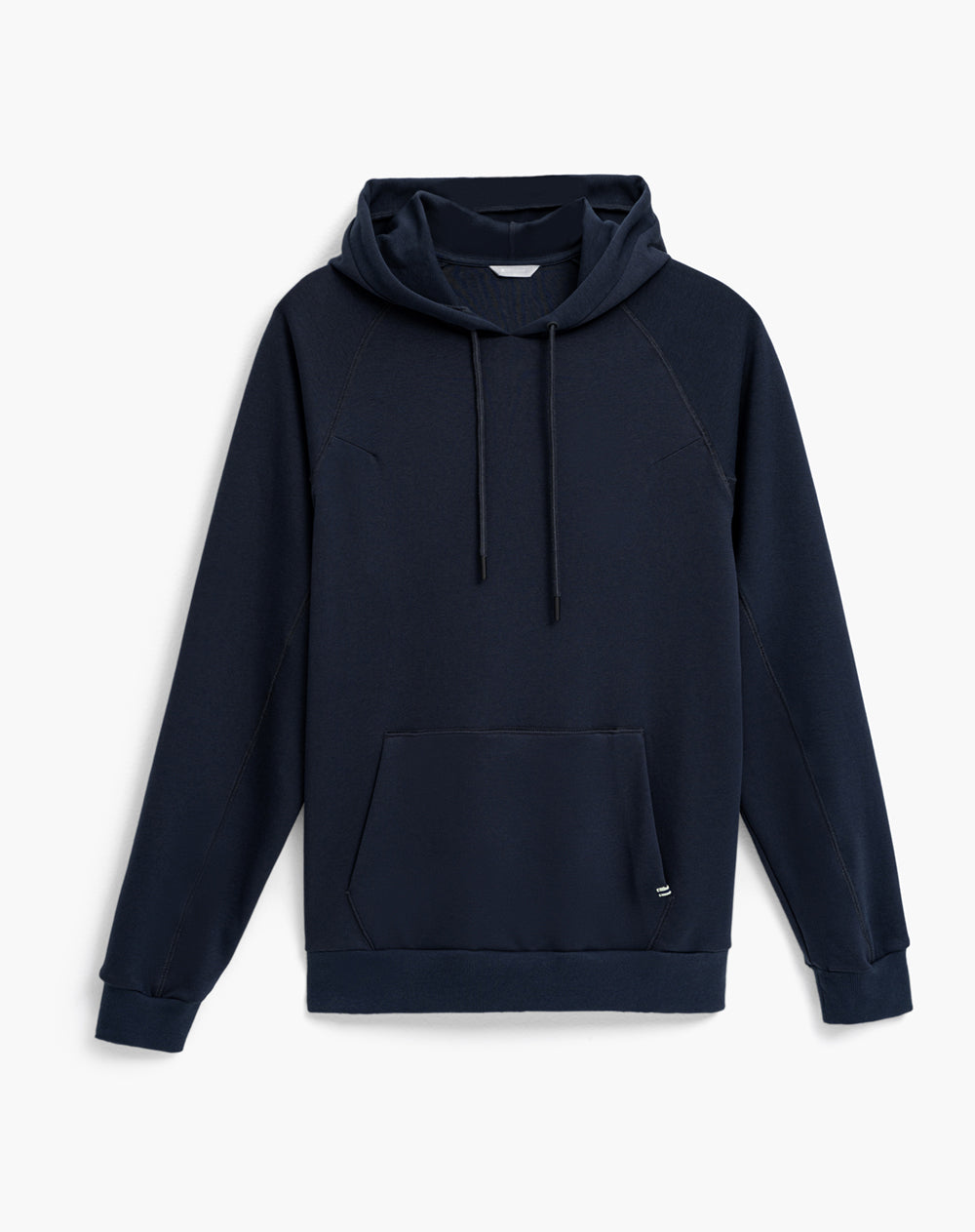 Buzo confort tipo hoddie azul hombre
