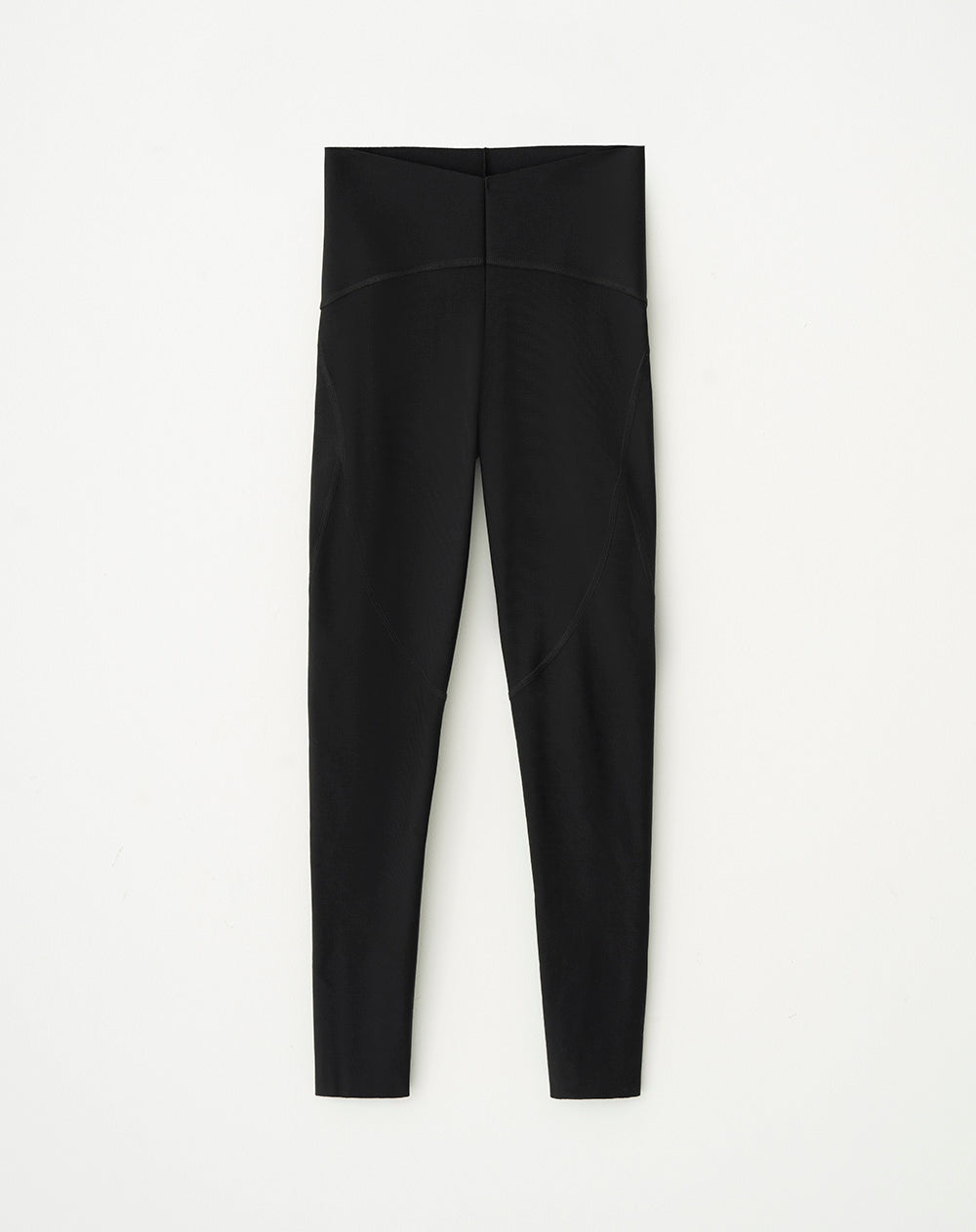 Legging deportivo tiro alto control abdomen negro mujer