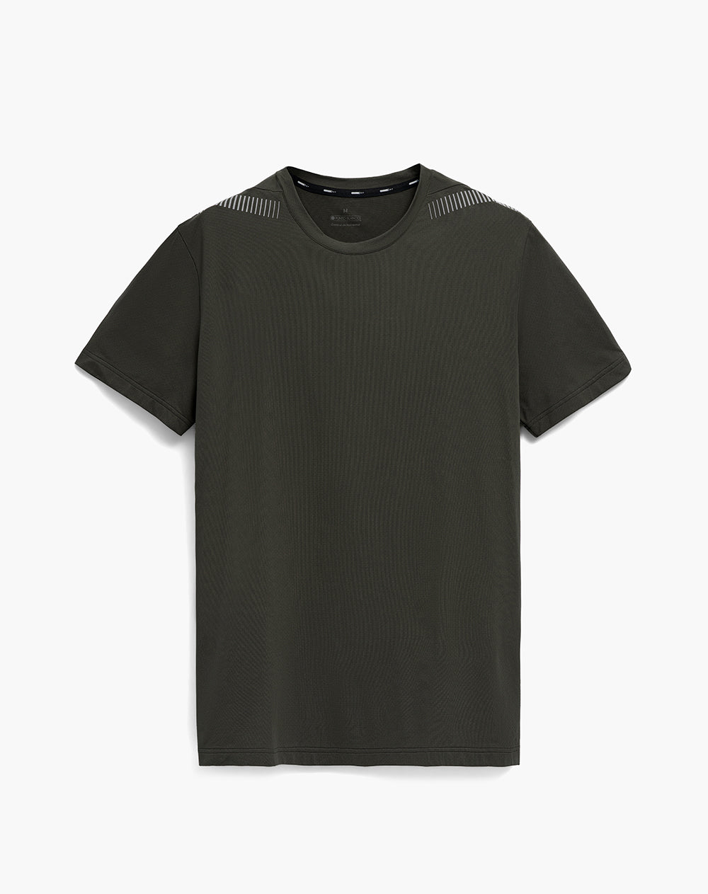 Camiseta deportiva control humedad verde hombre