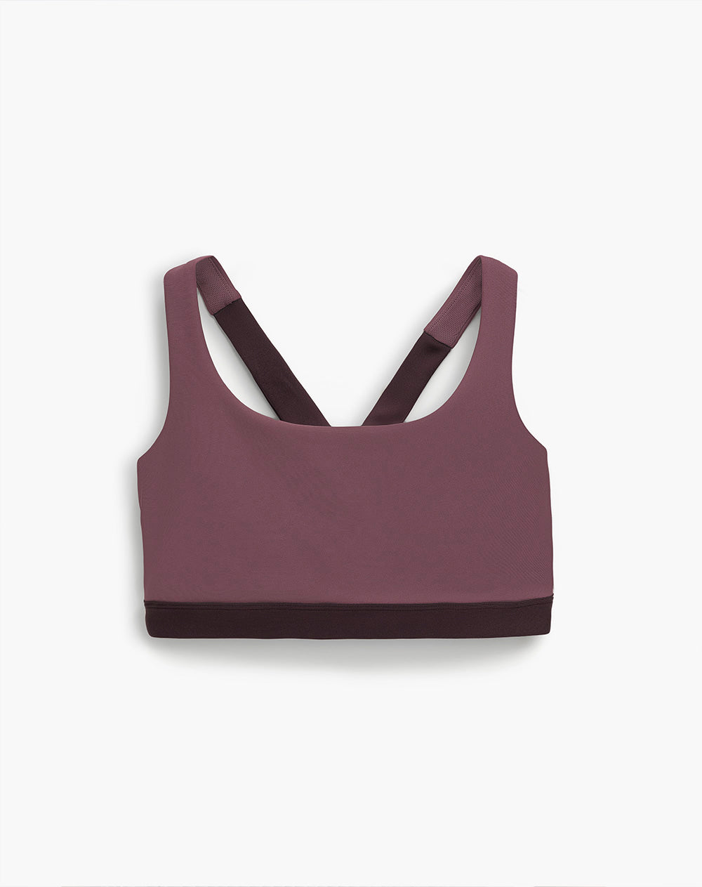 Top deportivo soporte medio control humedad vino tinto