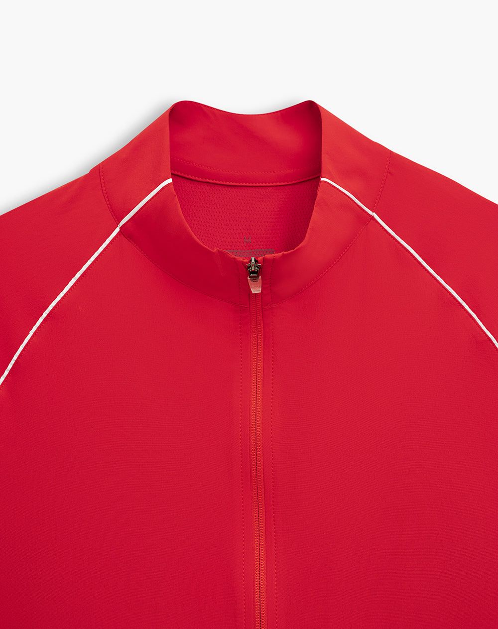 Chaqueta regular fit sin capucha rojo