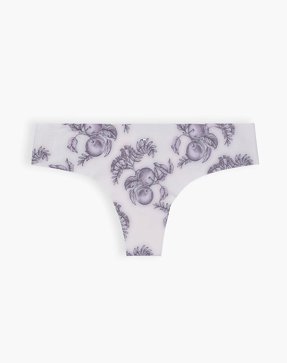 Panty tipo tanga microfibra invisible estampado