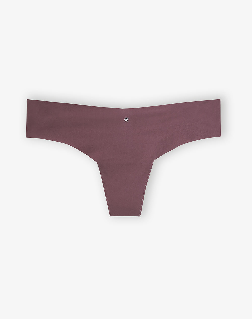 Panty tipo tanga microfibra invisible morado