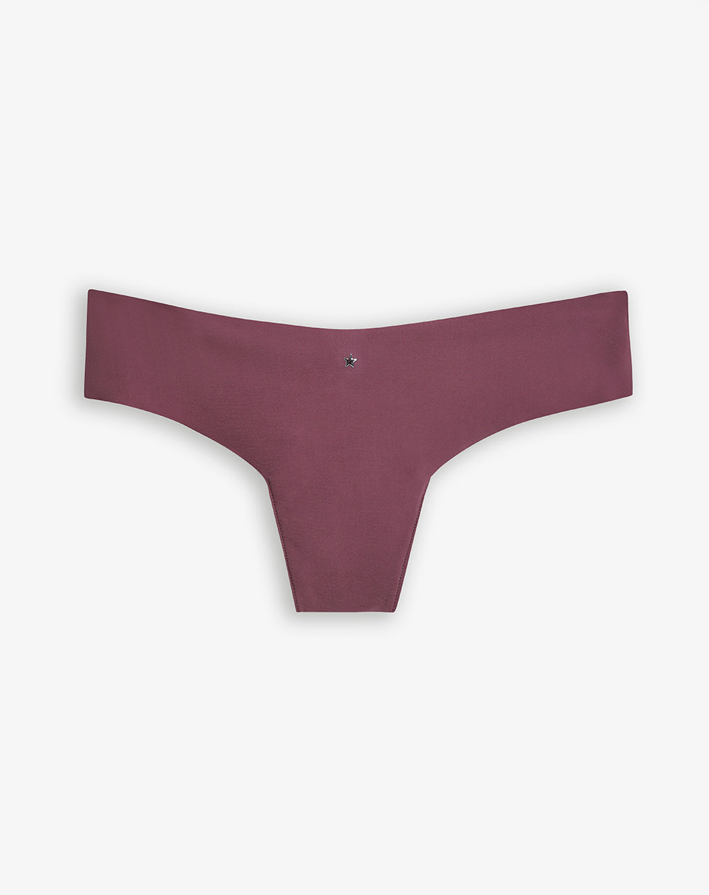 Panty tipo tanga microfibra invisible palo de rosa