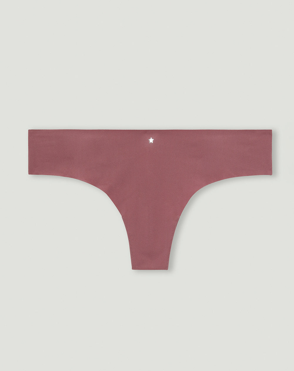 Panty tipo tanga microfibra invisible palo de rosa