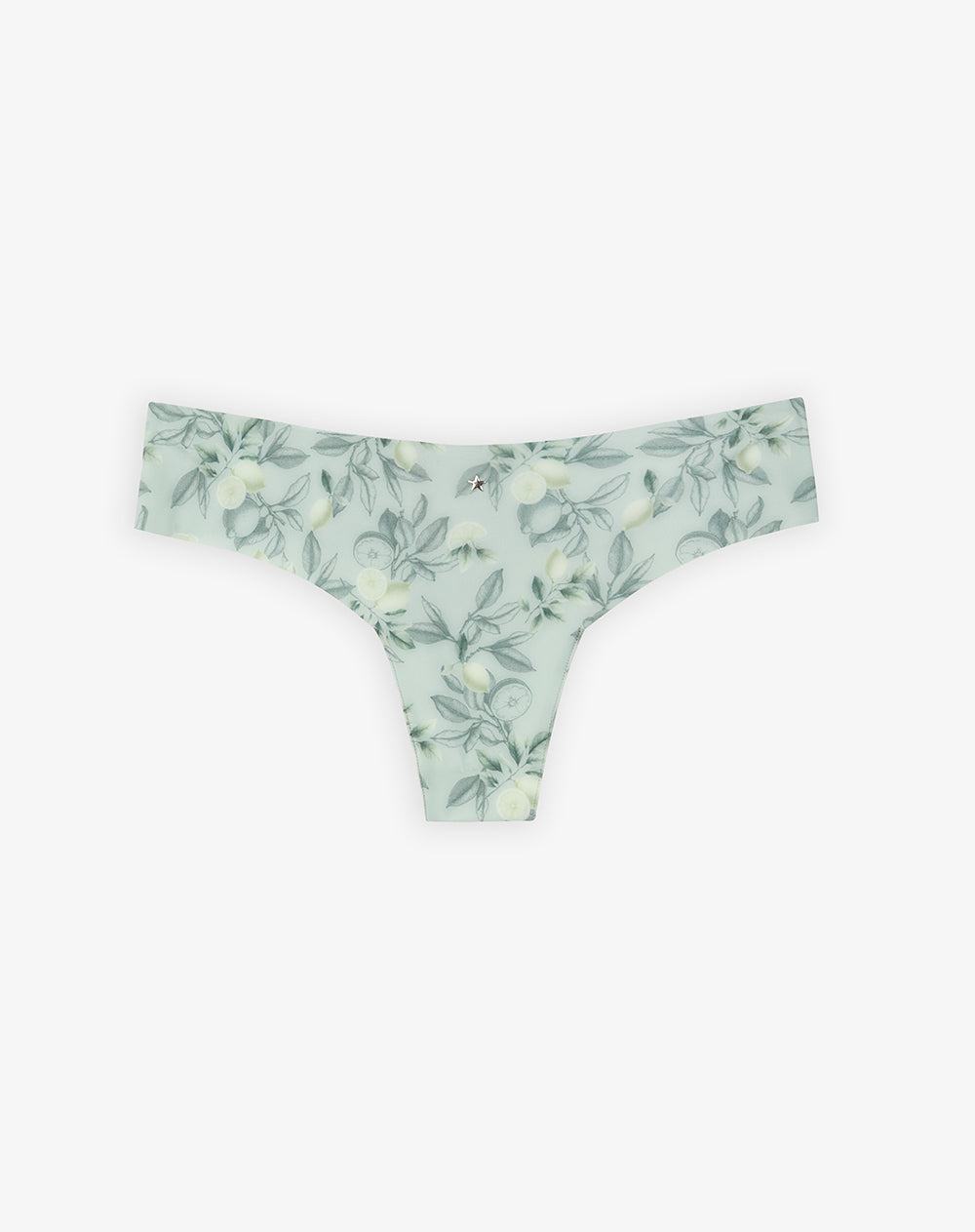 Panty tipo tanga microfibra invisible estampado