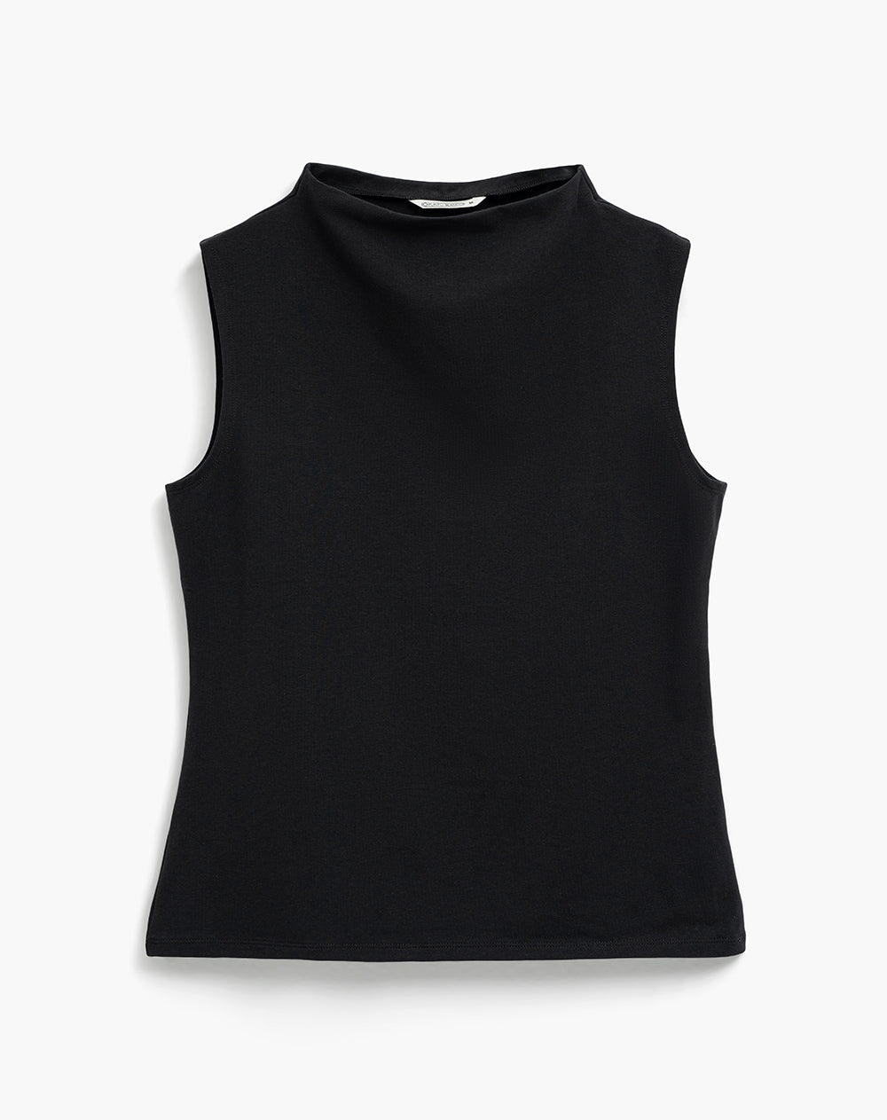 Blusa slim negra mujer