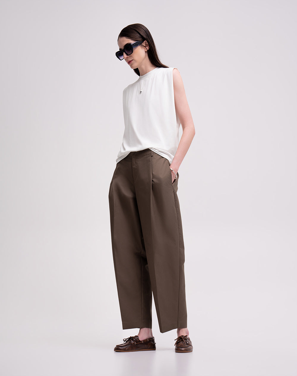 Camiseta oversize avena mujer