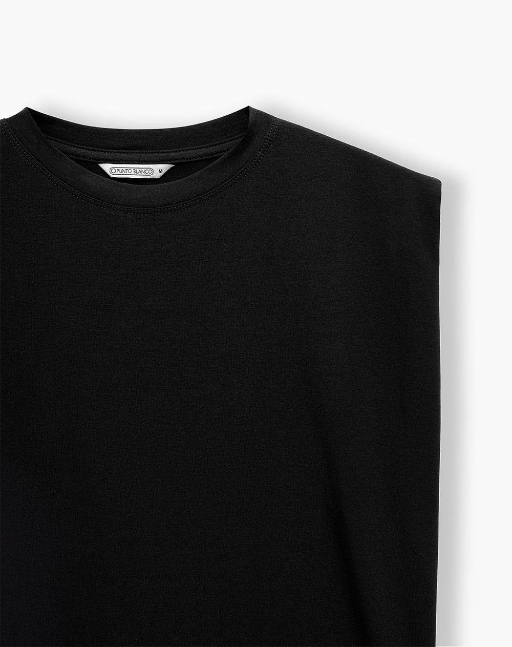 Camiseta oversize negra mujer