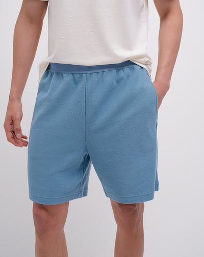 Bermuda regular fit azul