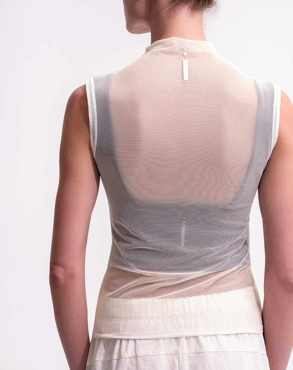 Camiseta esqueleto deportiva transpirable habano mujer