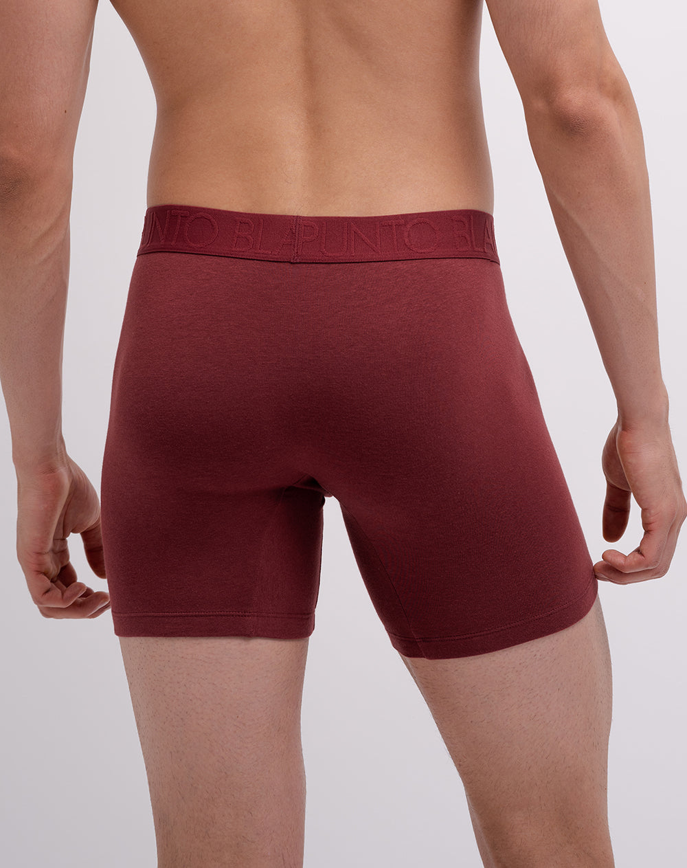 Bóxer medio panel amplio rojo