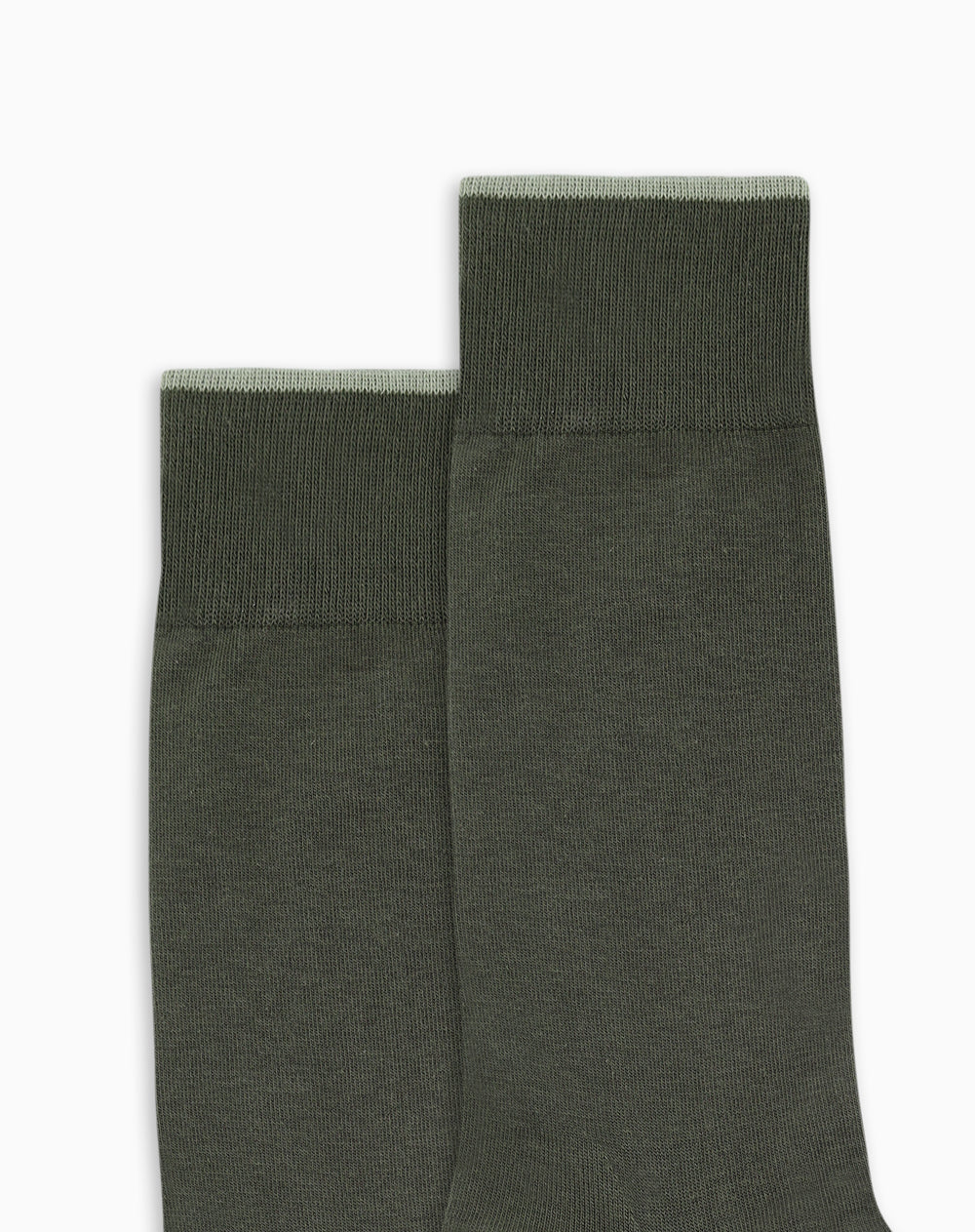 Medias hombre largas algodón verdes
