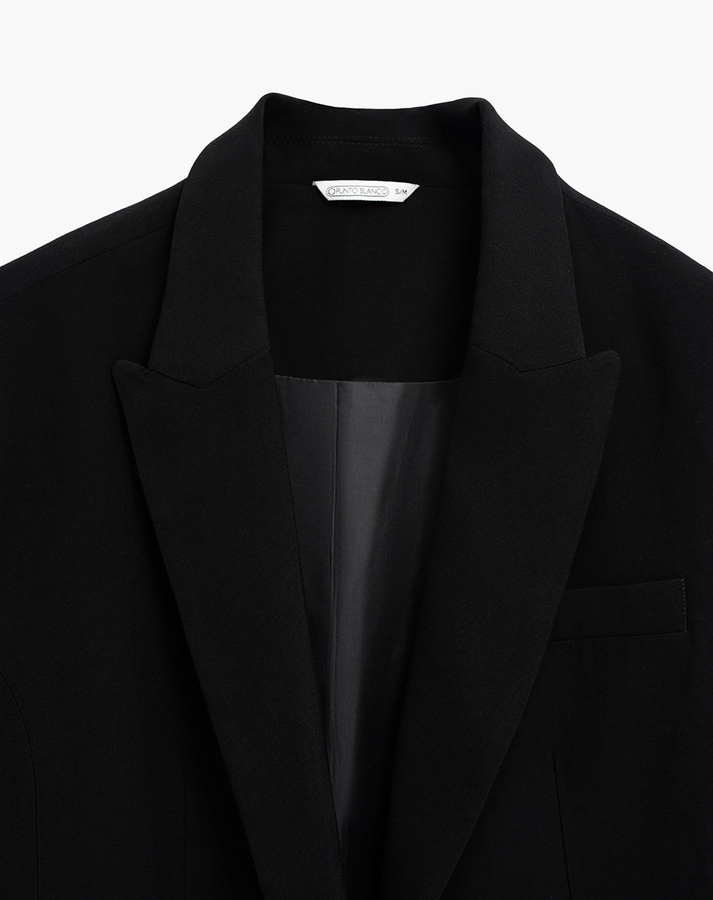 Blazer oversize negro mujer