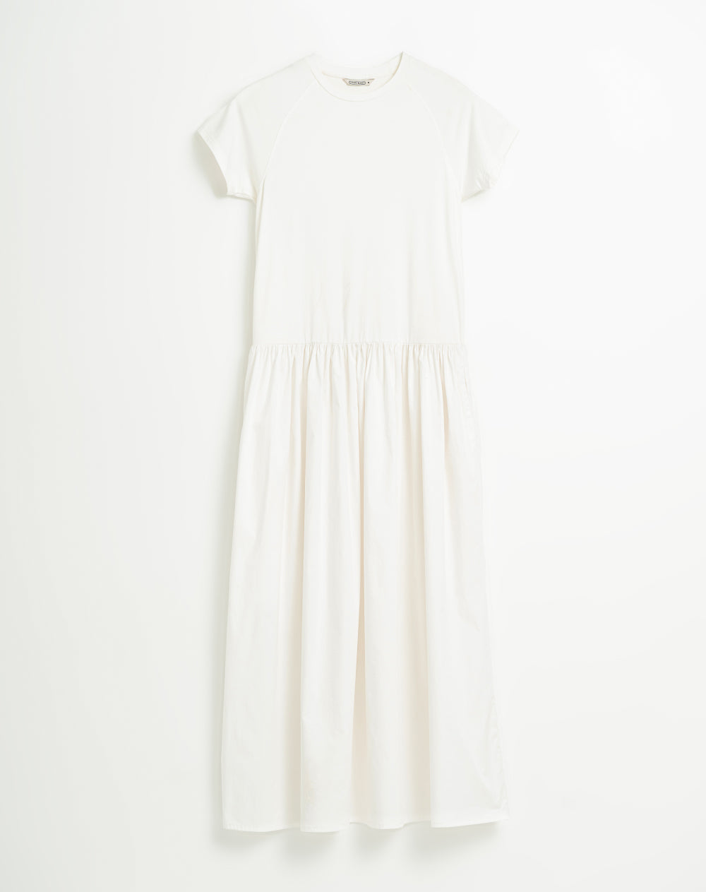 Vestido largo crema