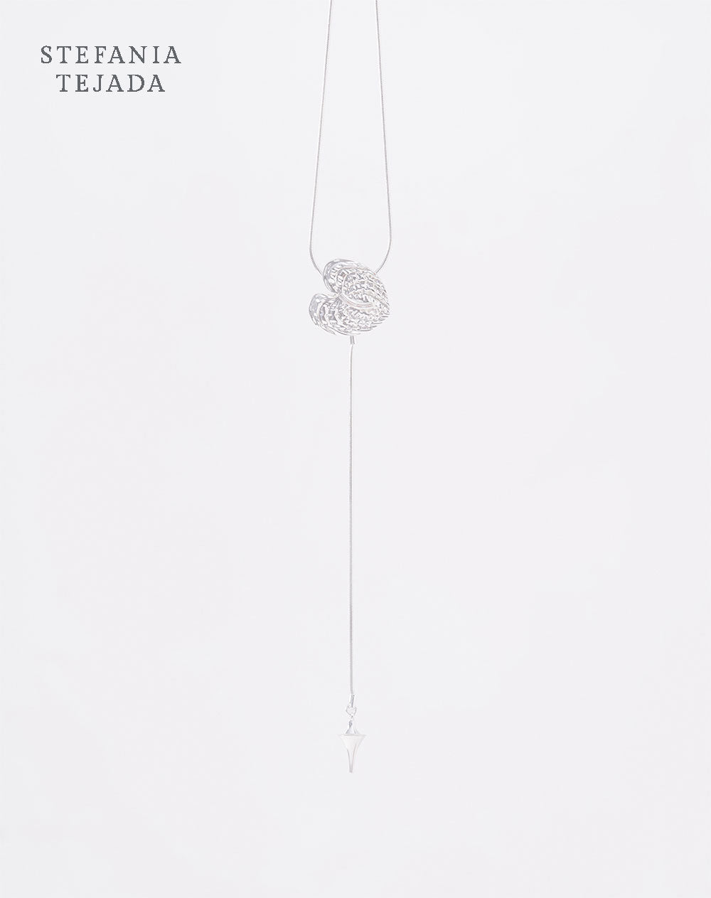 Collar plateado Stefania Tejada